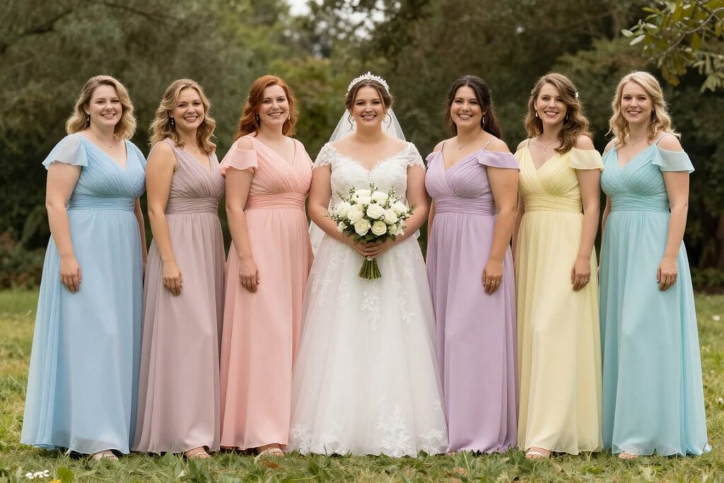 plus size pastel bridesmaid dresses in flattering styles plus size pastel bridesmaid dresses in flattering styles
