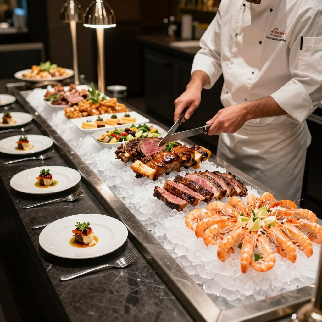 premium wedding buffet protein options