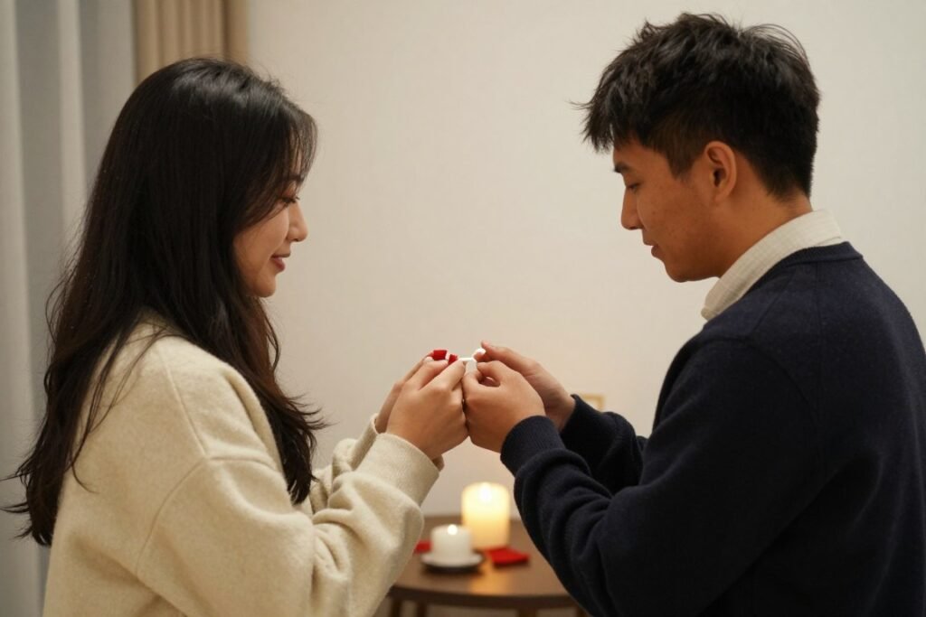 private bridesmaid proposal moment