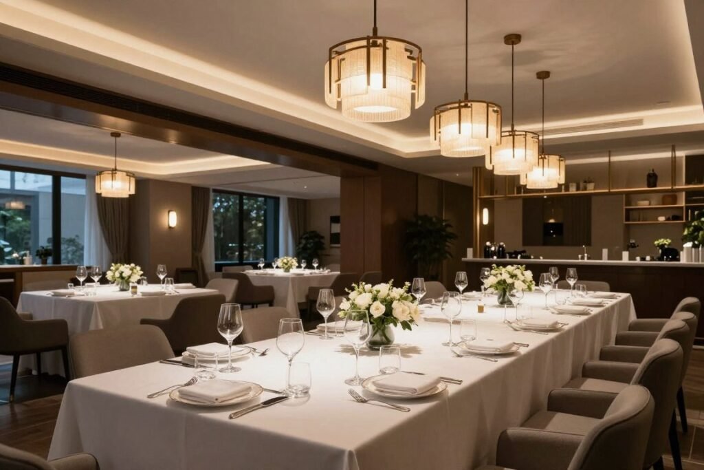 private dining room rehearsal dinner