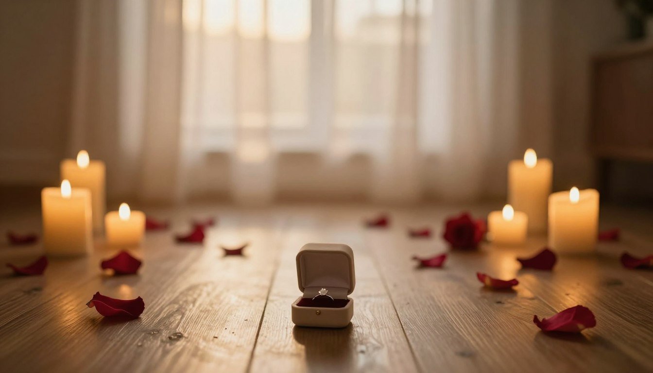 private proposal ideas intimate romantic setting