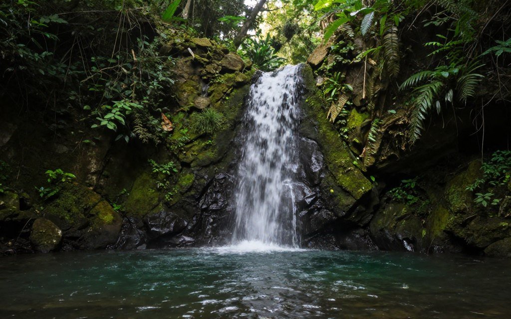 private waterfall location for proposal