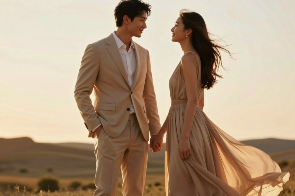 proposal outfit ideas elegant couple