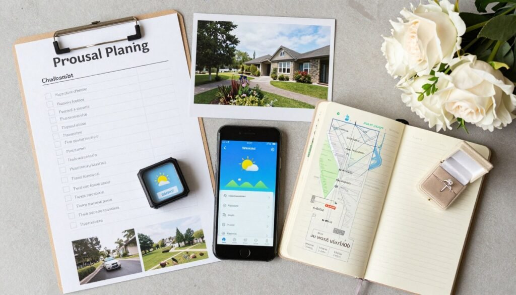 proposal planning checklist and supplies