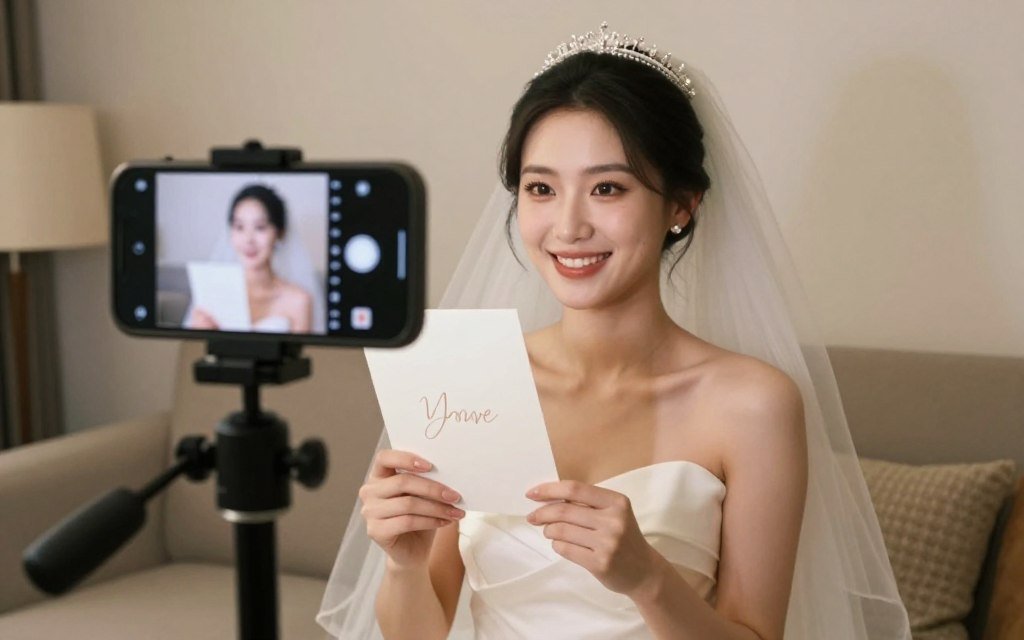 recording bridesmaid proposal video message