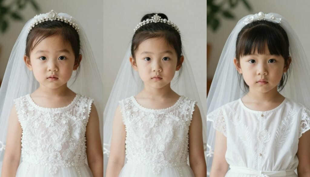 ring bearers of different ages from toddler to preteen