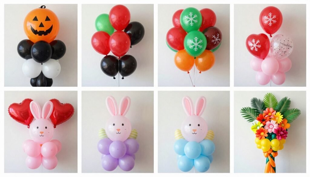 seasonal balloon bouquet ideas for holidays and special times of year