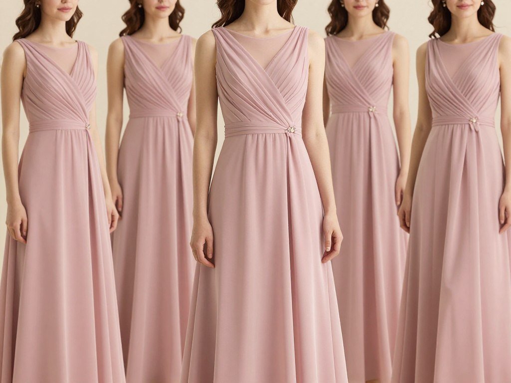 simple elegant bridesmaid dress affordable option