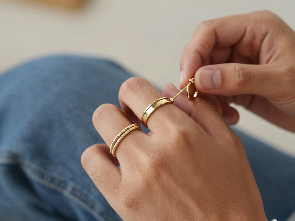 simple everyday ring stack perfect for daily wear