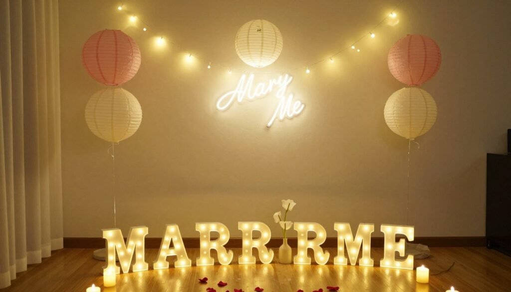 simple romantic budget proposal setup