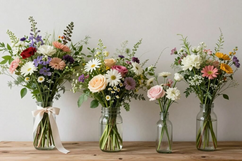 simple wildflower bouquet and budget floral arrangements simple wildflower bouquet and budget floral arrangements