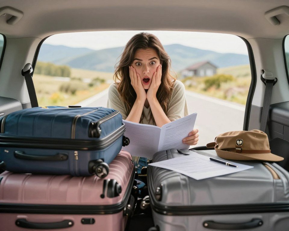 spontaneous romantic getaway or surprise trip setup