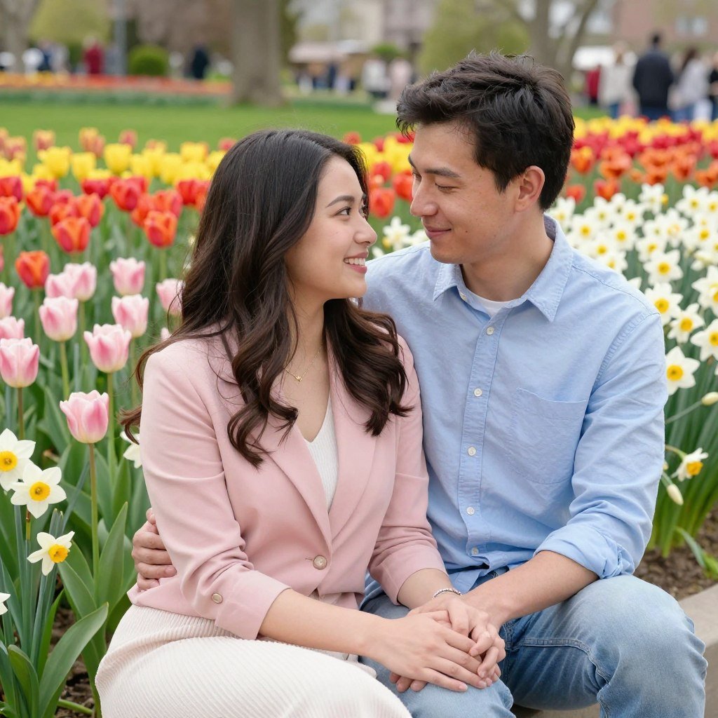 spring flower anniversary photos