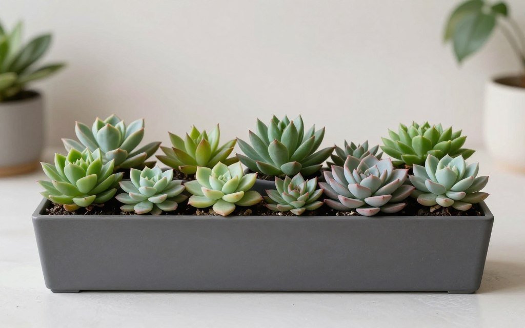 succulent garden centerpiece