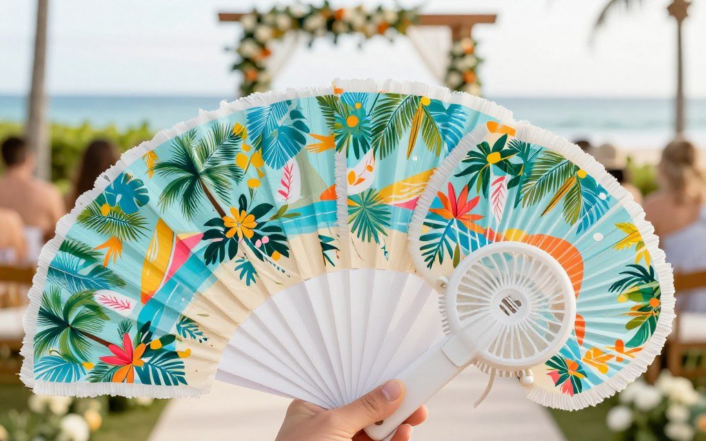summer beach wedding fan programs summer beach wedding fan programs