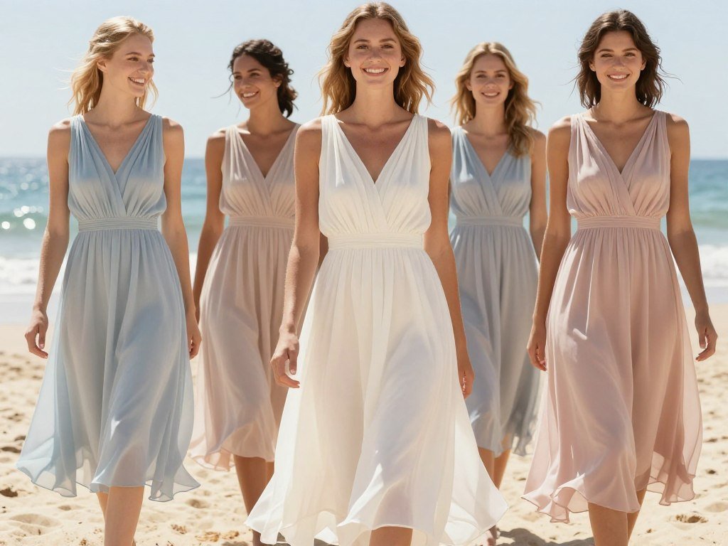 summer bridesmaid dress beach wedding