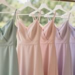 summer bridesmaid dresses in pastel colors for outdoor wedding