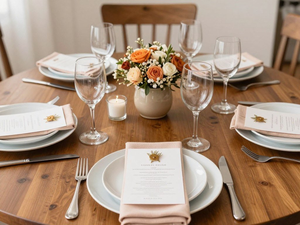 themed dinner party table decoration