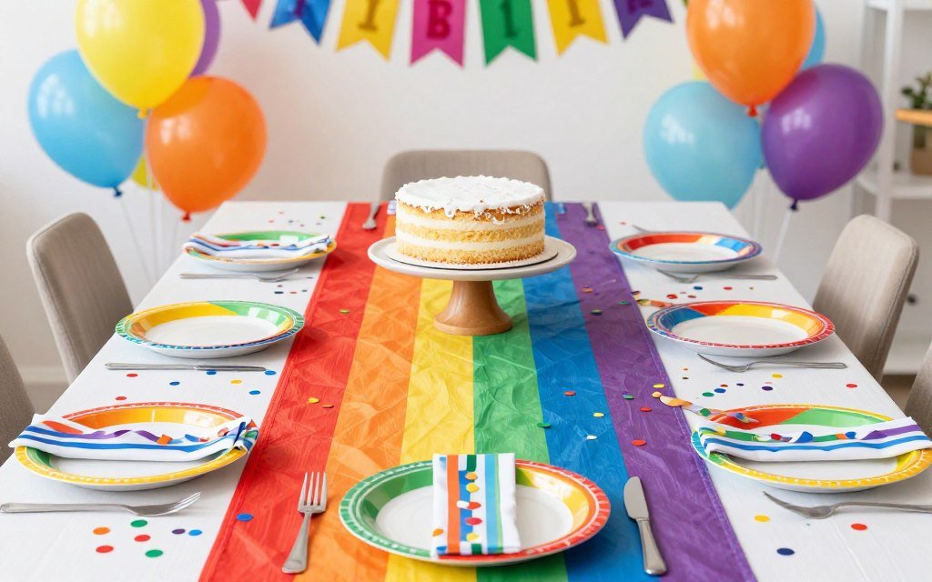 themed party table runner for special celebration themed party table runner for special celebration