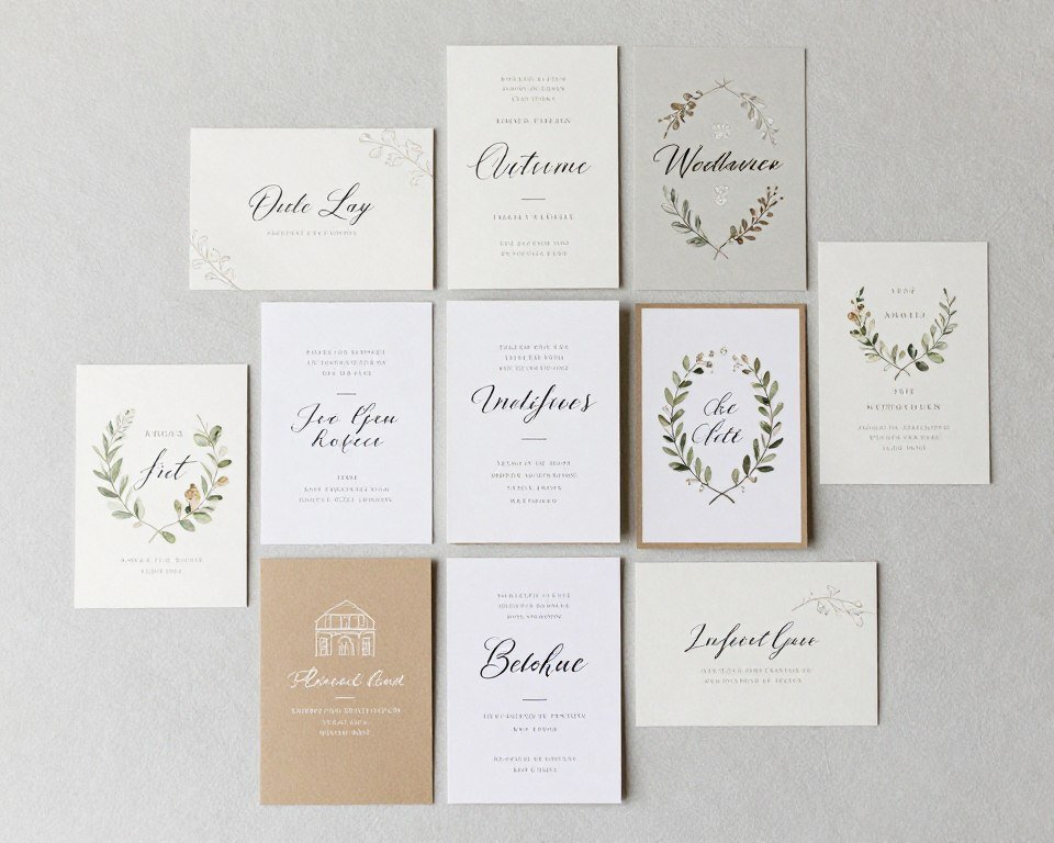 themed save the date designs in various wedding styles