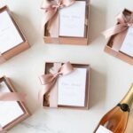unique bridesmaid proposal gift boxes with personalized items and flowers