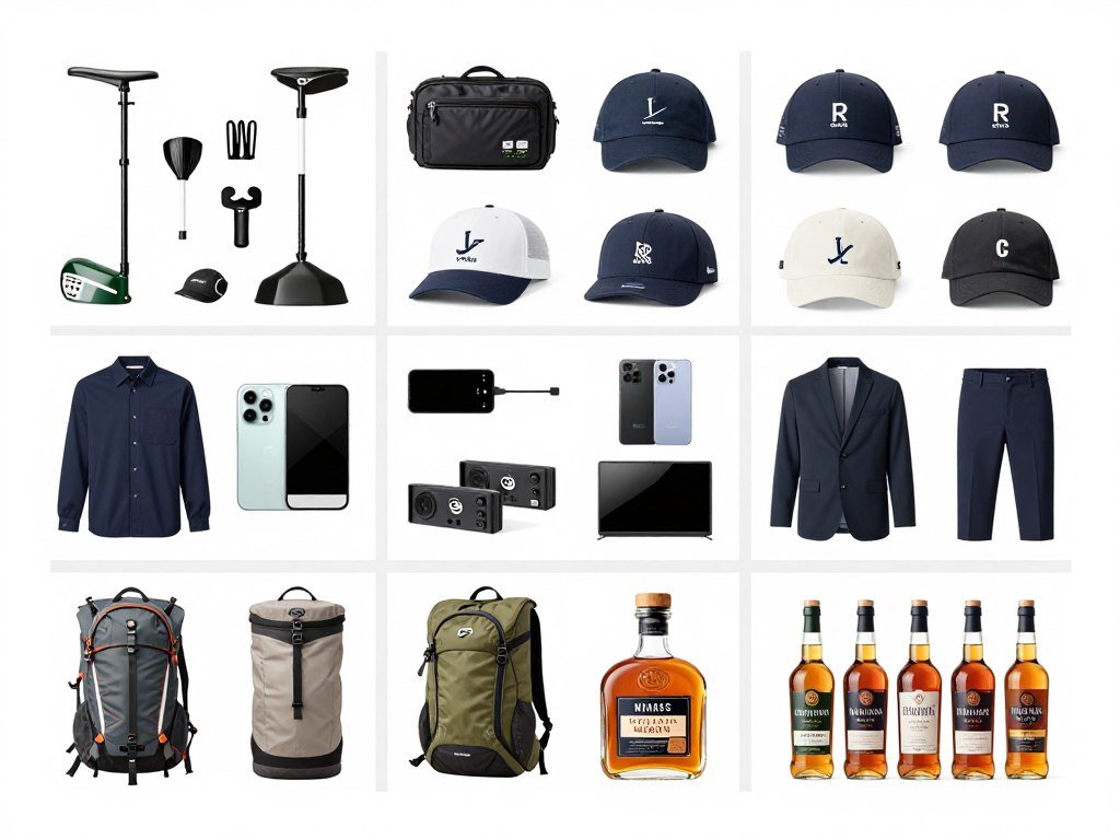 variety of groomsmen proposal gifts organized by interest