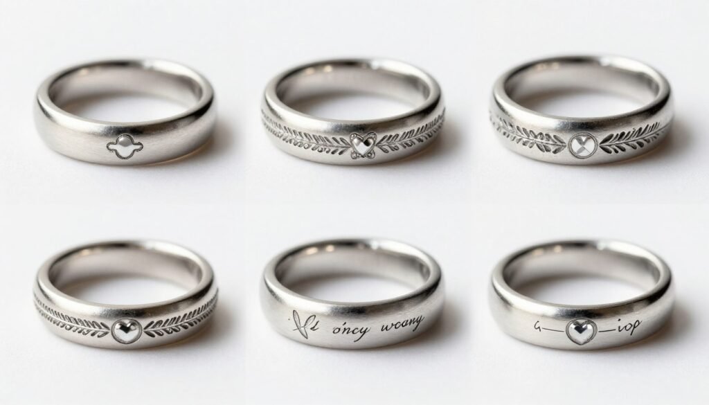 various alternative wedding ring tattoo approaches and creative variations