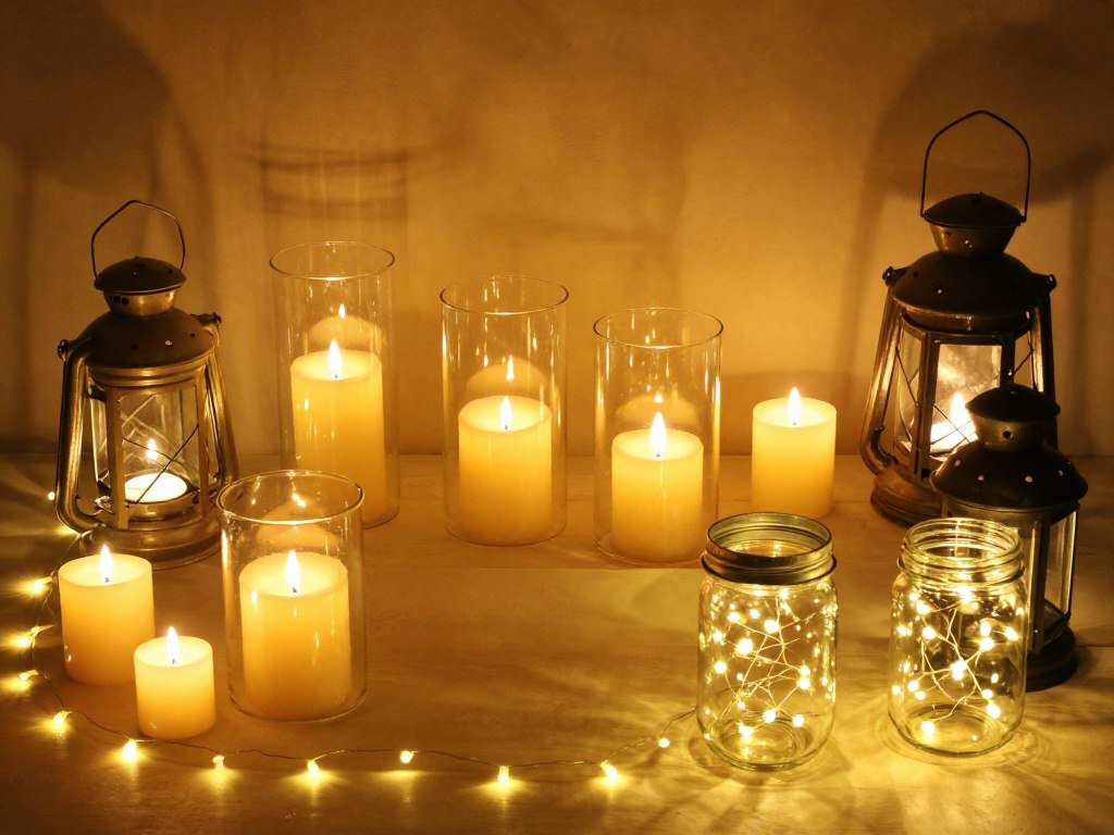 various lighting elements for proposal aesthetic