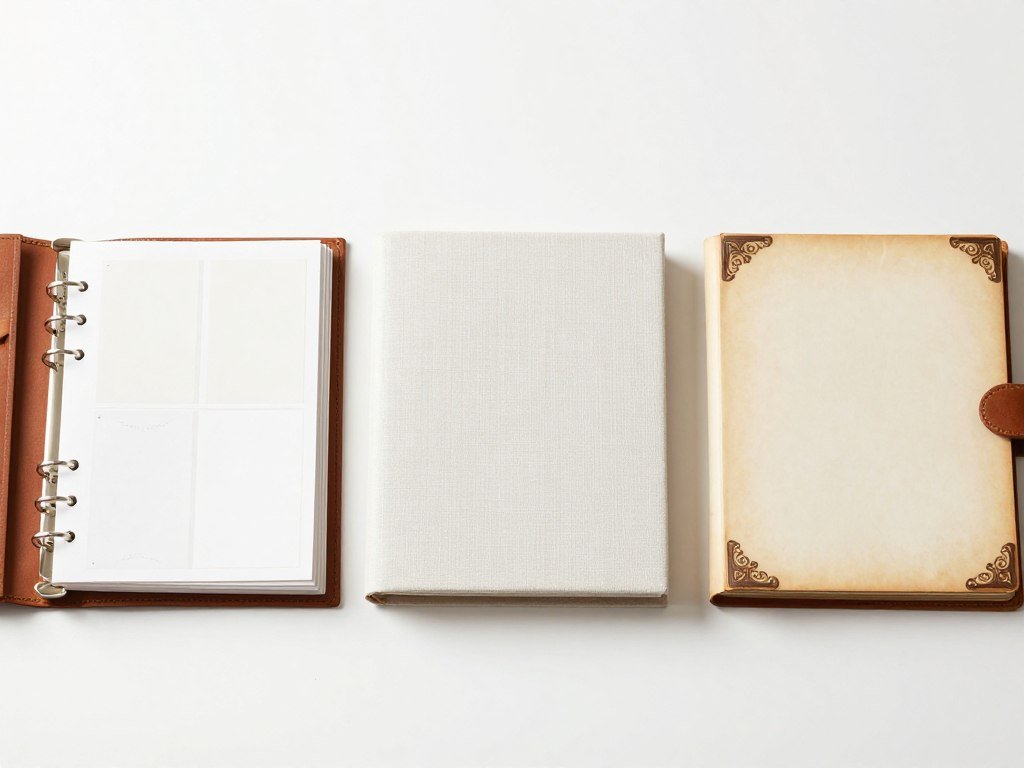 various wedding scrapbook album styles and layout options