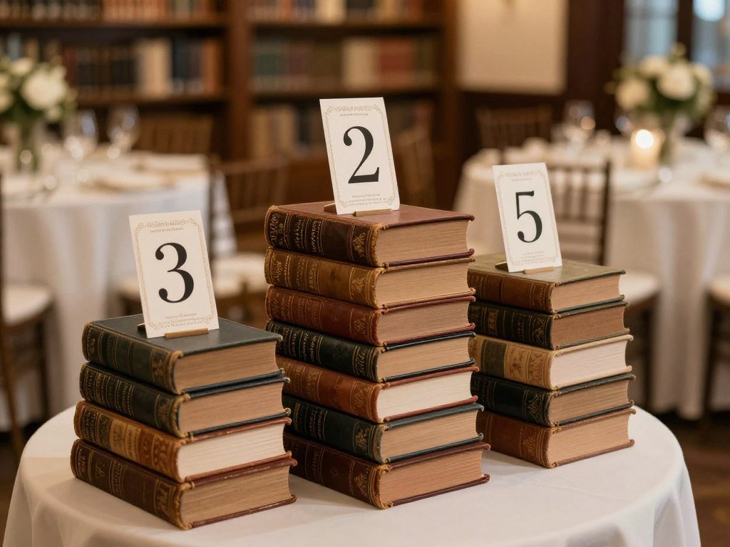 vintage books as table numbers for wedding reception vintage books as table numbers for wedding reception