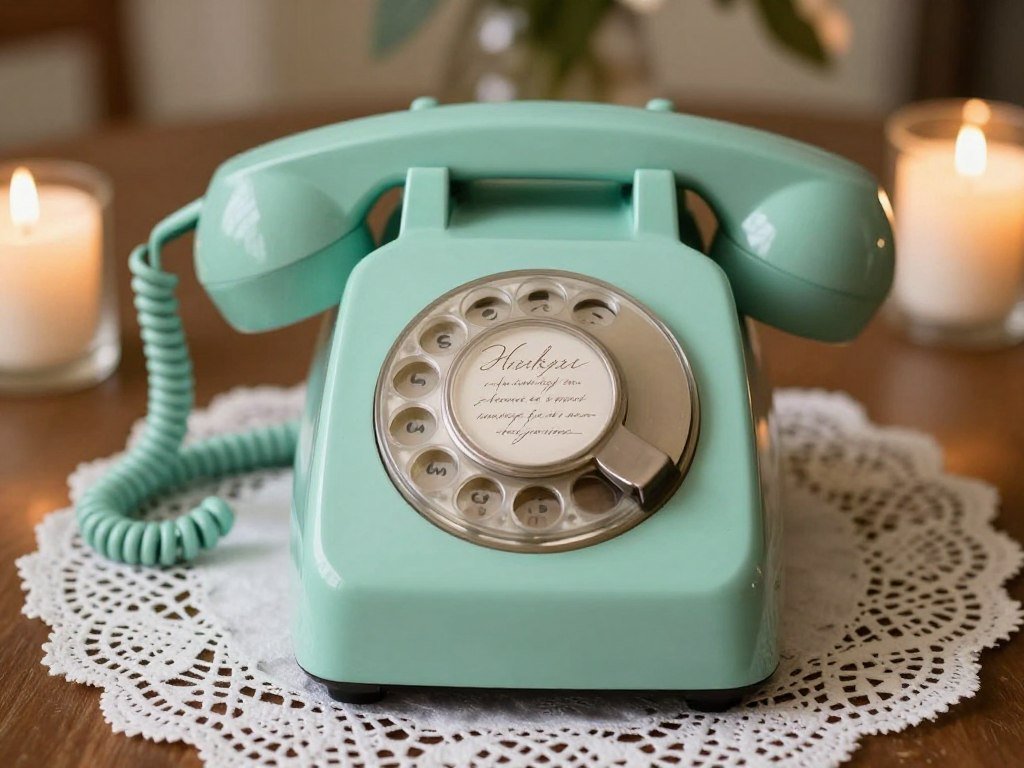 vintage rotary telephone guest book station with instructions for recording audio messages at wedding vintage rotary telephone guest book station with instructions for recording audio messages at wedding