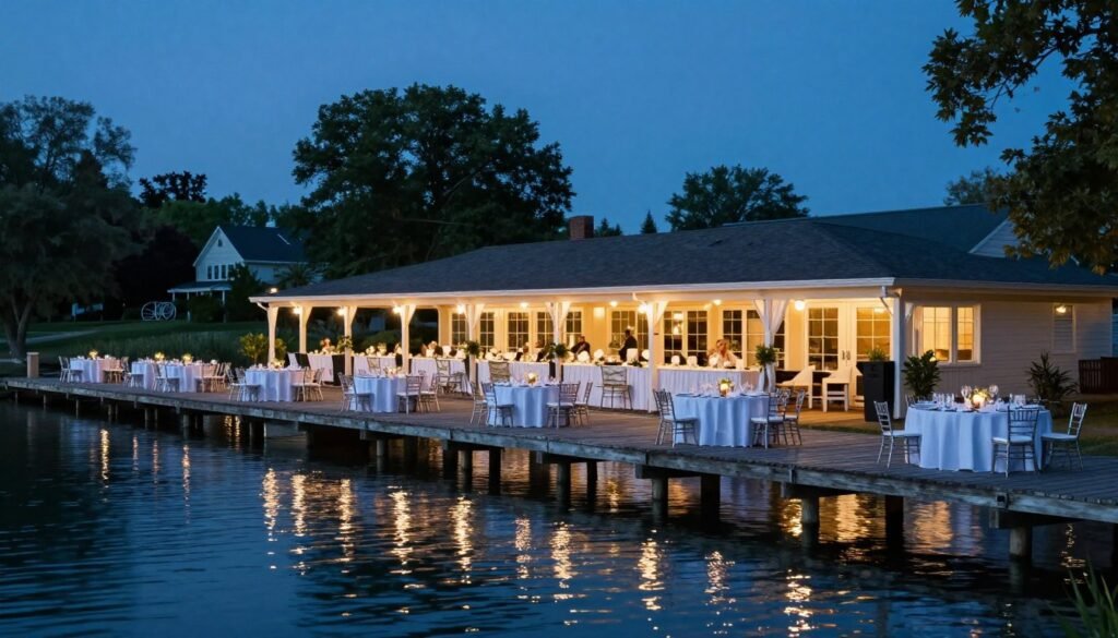 waterfront rehearsal dinner venue