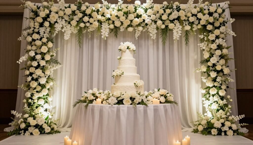 wedding cake table decoration focal point display wedding cake table decoration focal point display