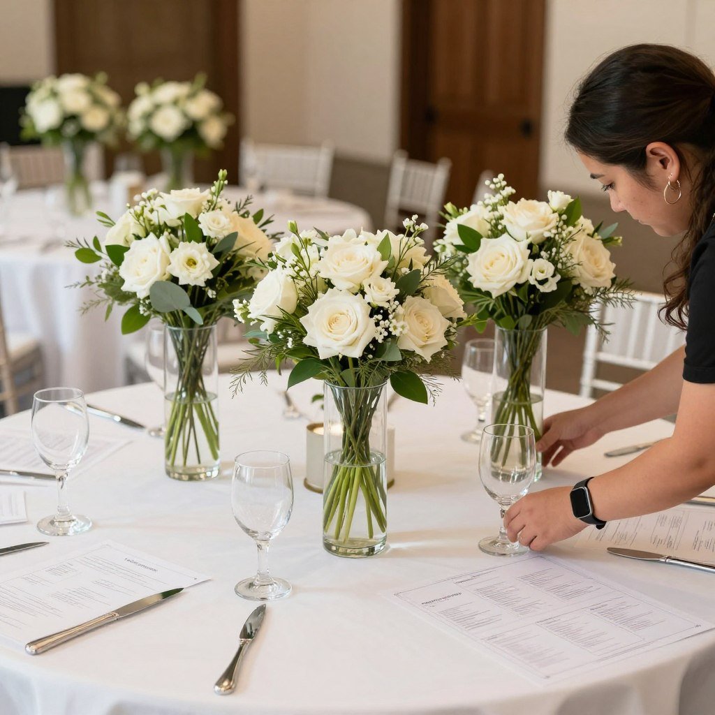 wedding centerpiece setup and logistics planning wedding centerpiece setup and logistics planning