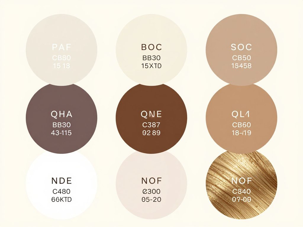 wedding color palette chart showing primary, secondary, and accent color combinations