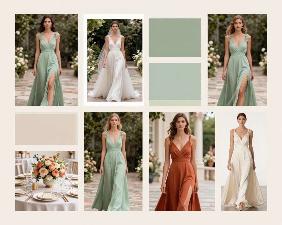 wedding colors matching current fashion trends