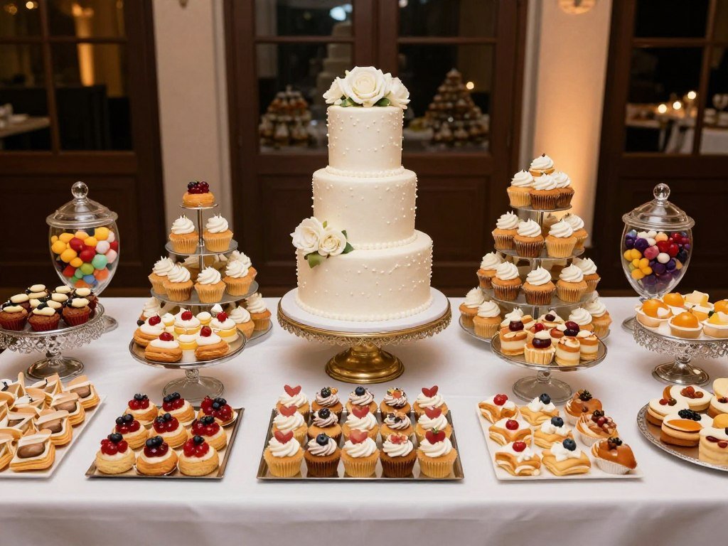 wedding dessert buffet ideas and displays