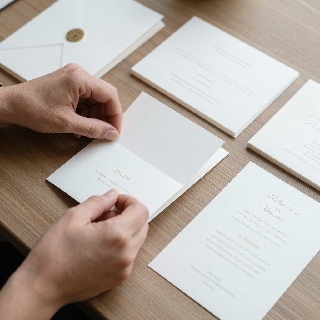 wedding invitation assembly process wedding invitation assembly process