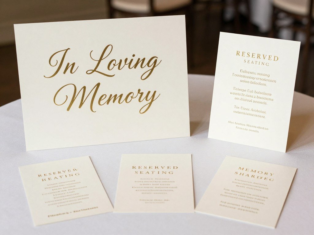 wedding memorial signs and cards wedding memorial signs and cards