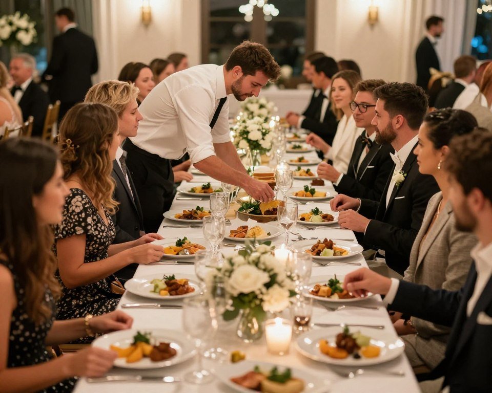 wedding menu ideas coming together in beautiful reception celebration