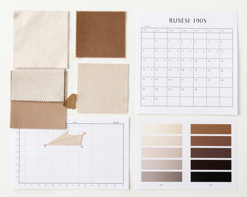 wedding planning mistakes illustration showing color coordination challenges