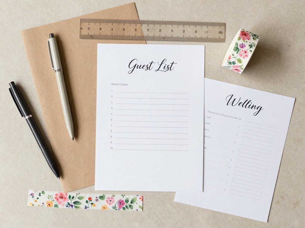 wedding planning supplies for DIY seating chart creation wedding planning supplies for DIY seating chart creation