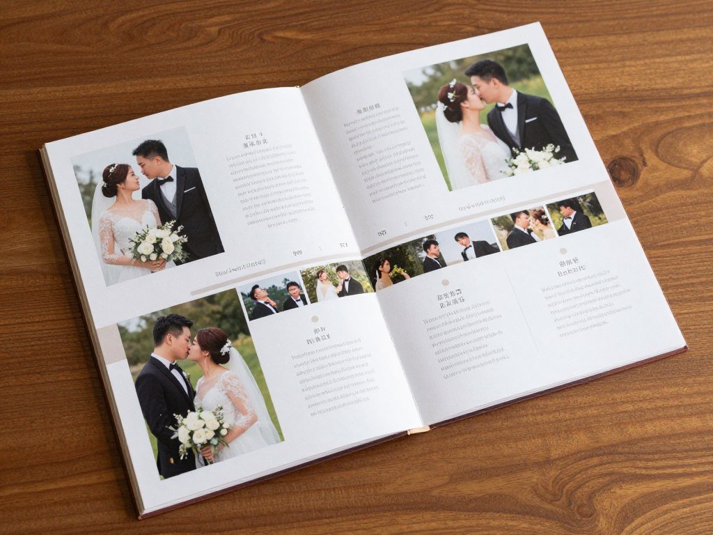 wedding program booklet interior pages with photos and timeline wedding program booklet interior pages with photos and timeline