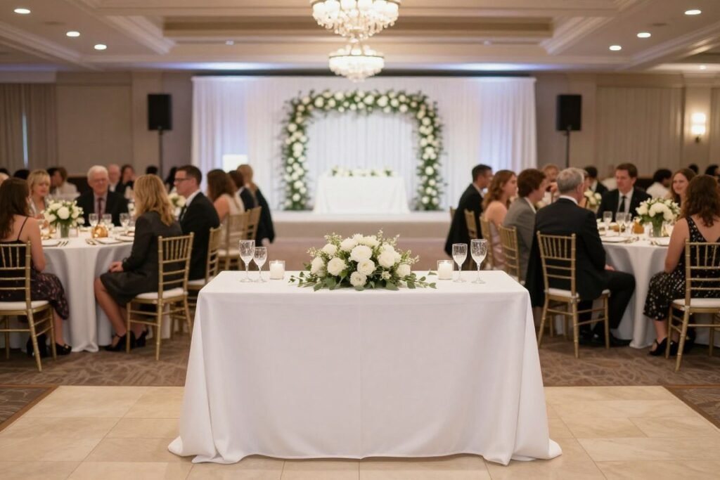 wedding sweetheart table placement in reception venue wedding sweetheart table placement in reception venue