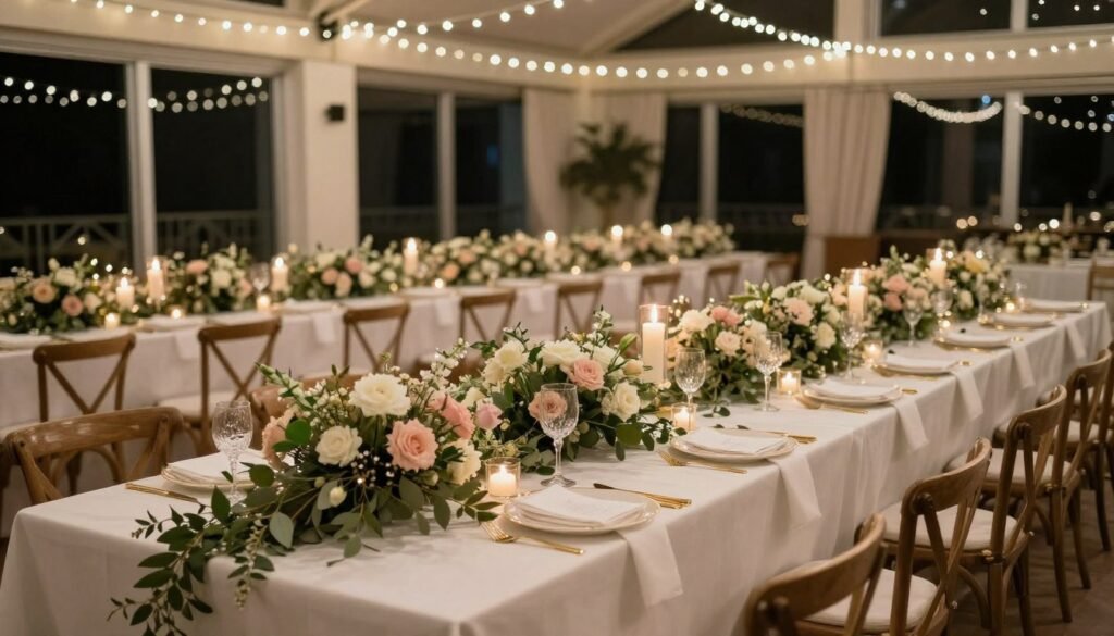 wedding venue intimate reception with elegant table setting wedding venue intimate reception with elegant table setting
