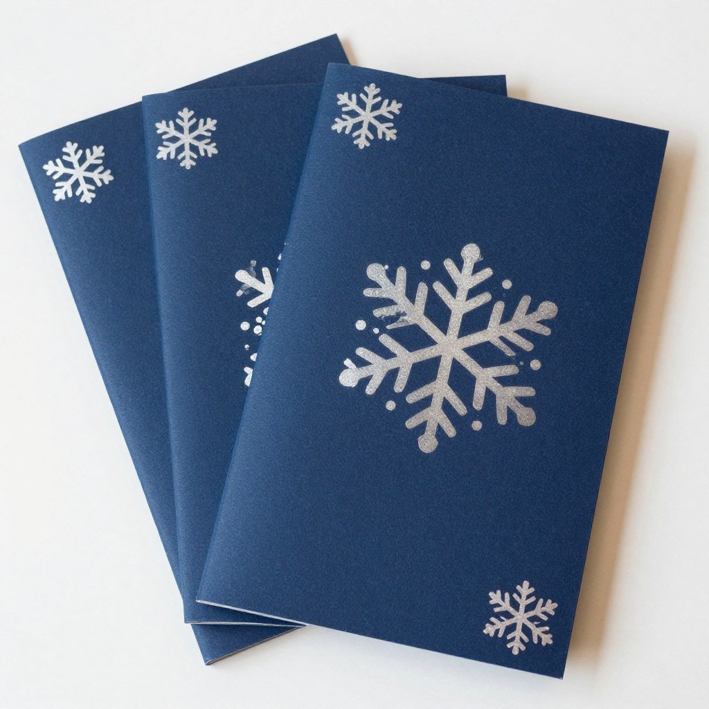 winter wedding program with snowflake design winter wedding program with snowflake design