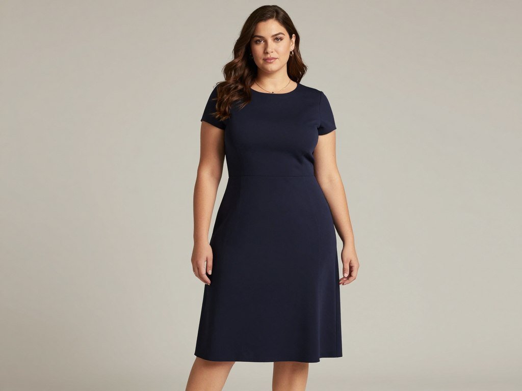 A-line dress pear shape flattering