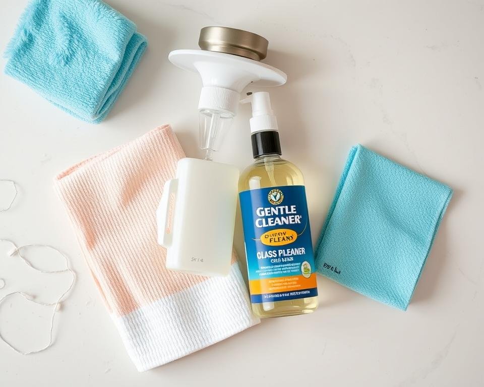 Cleaning supplies for maintaining light fixtures Cleaning supplies for maintaining light fixtures