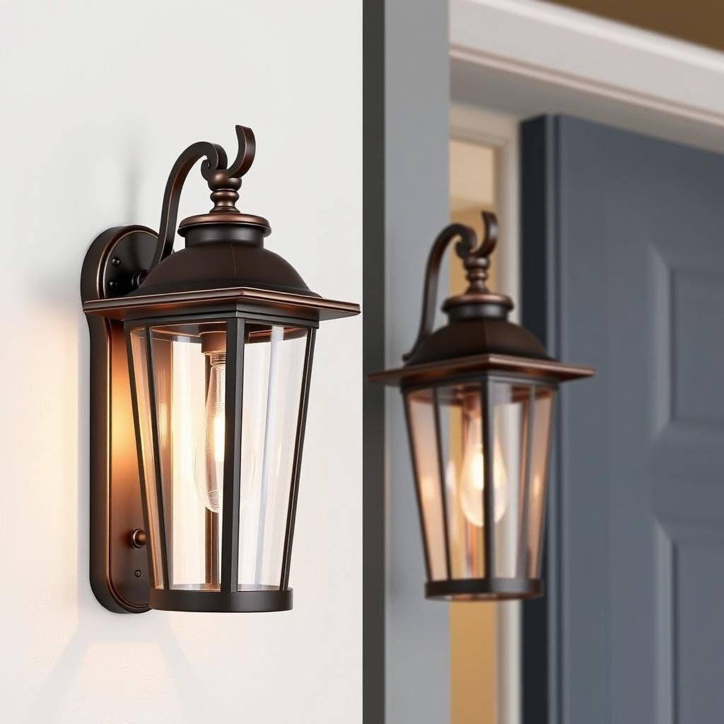 Decorative wall sconce with hidden motion sensor Decorative wall sconce with hidden motion sensor