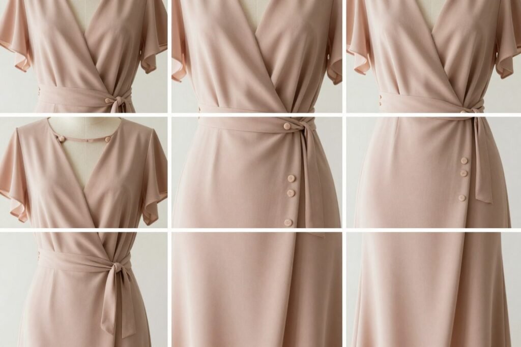 Dress detail features comparison
